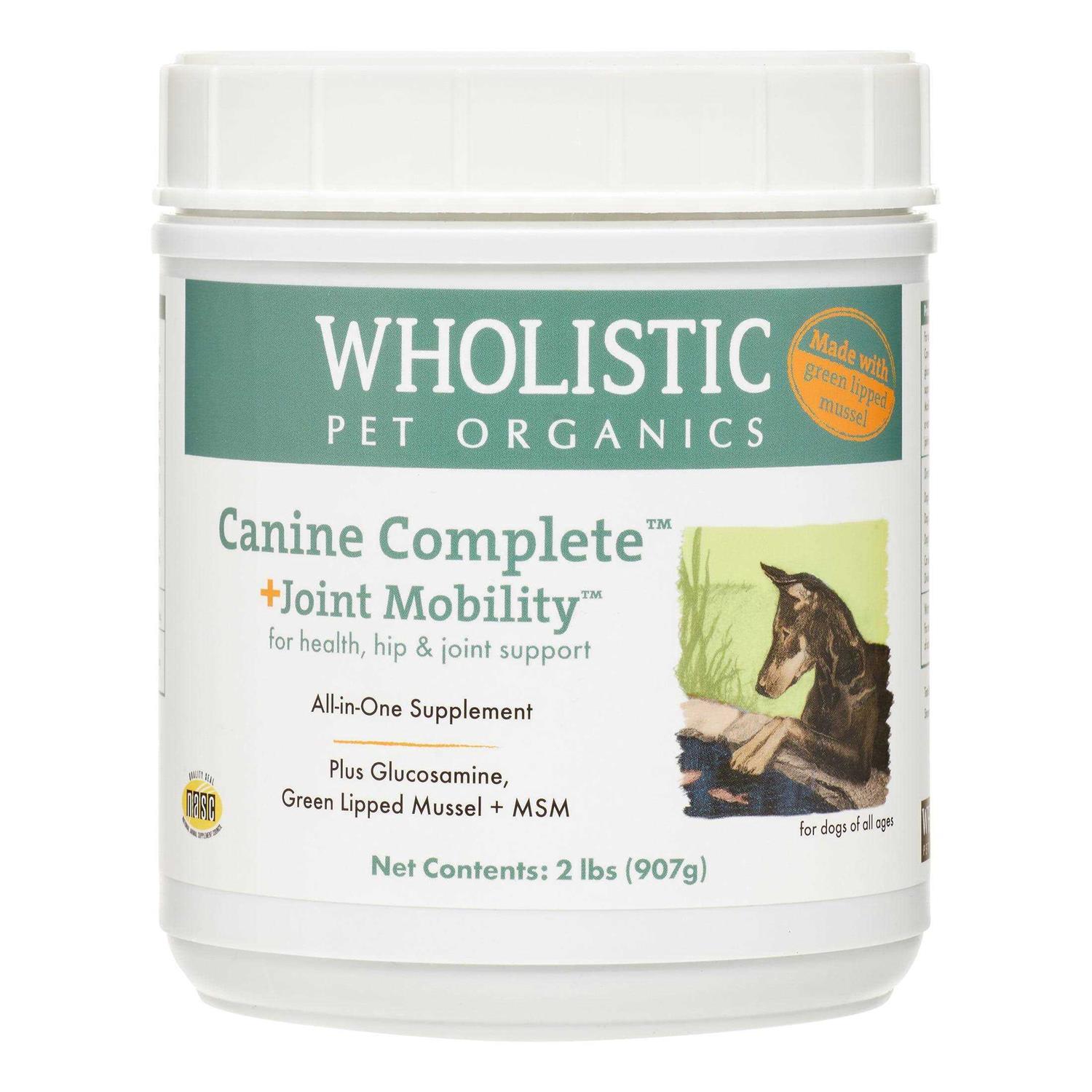 Wholistic Pet Organics Joint Mobility with Green Lipped Mussel - Healthber