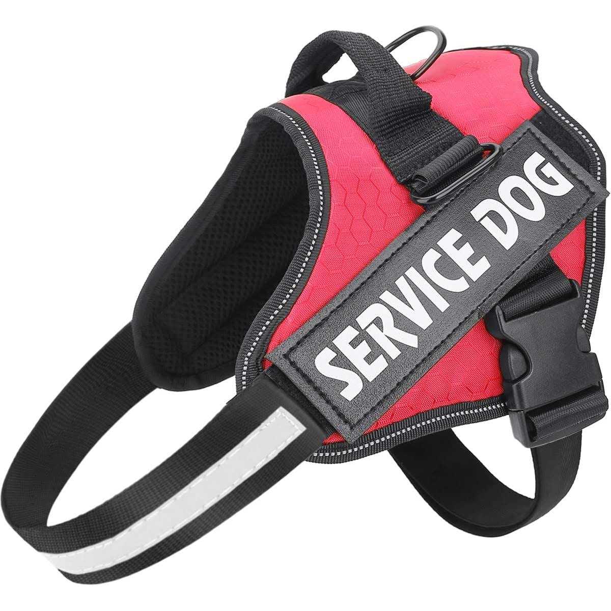 MUMUPET Service Dog Harness, No Pull Easy On and Off Pet Vest Harness - Healthber
