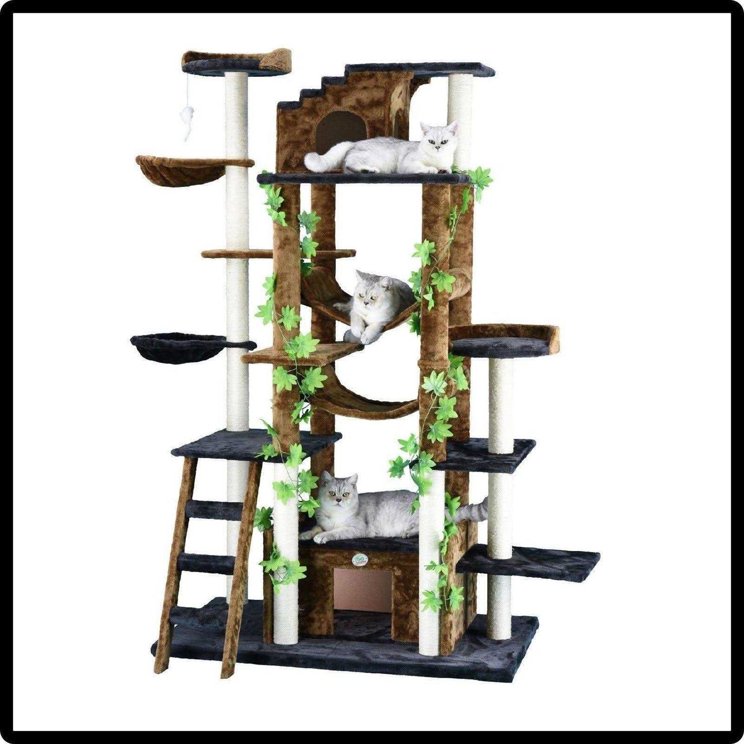 Go Pet Club 77-inch Cat Tree - Healthber