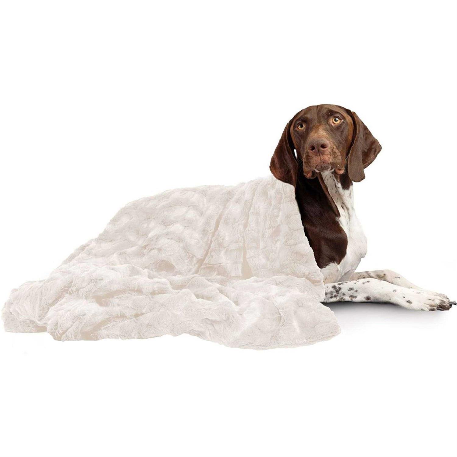 Best Friends by Sheri Calming Lux Fur Cat & Dog Blanket - Healthber