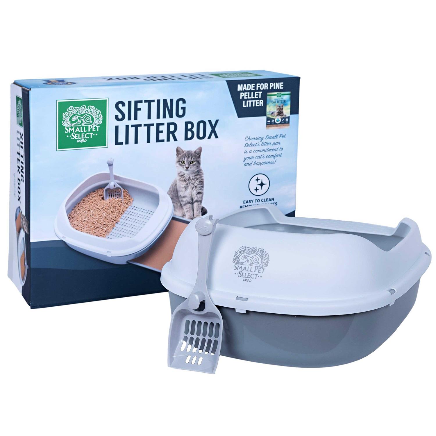 Small Pet Select Pine Pellet Cat Litter Box - Healthber