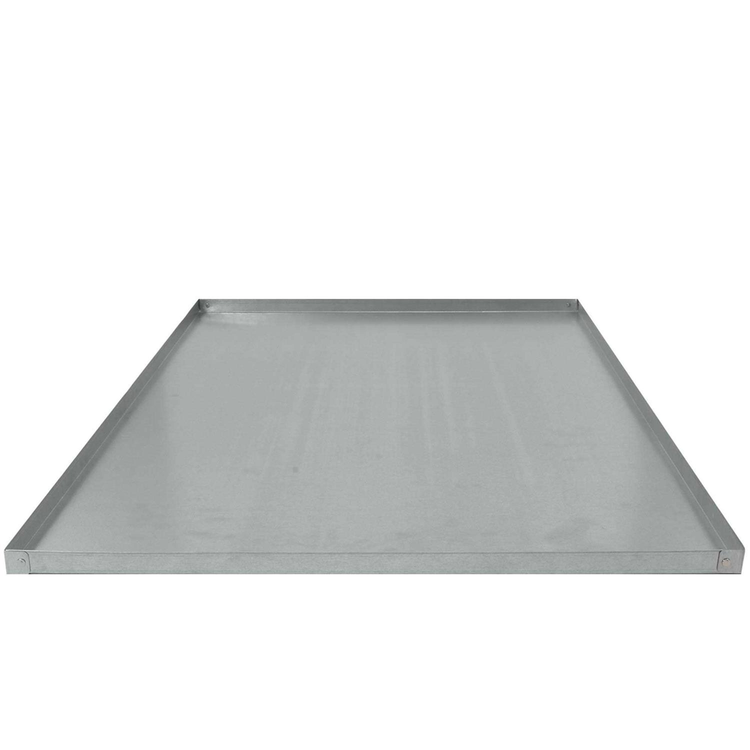 KOPEKS Galvanized Metal Tray for Dog Crates, Pet Kennels, Restaurant Grease Traps, and Floor Protection - Healthber