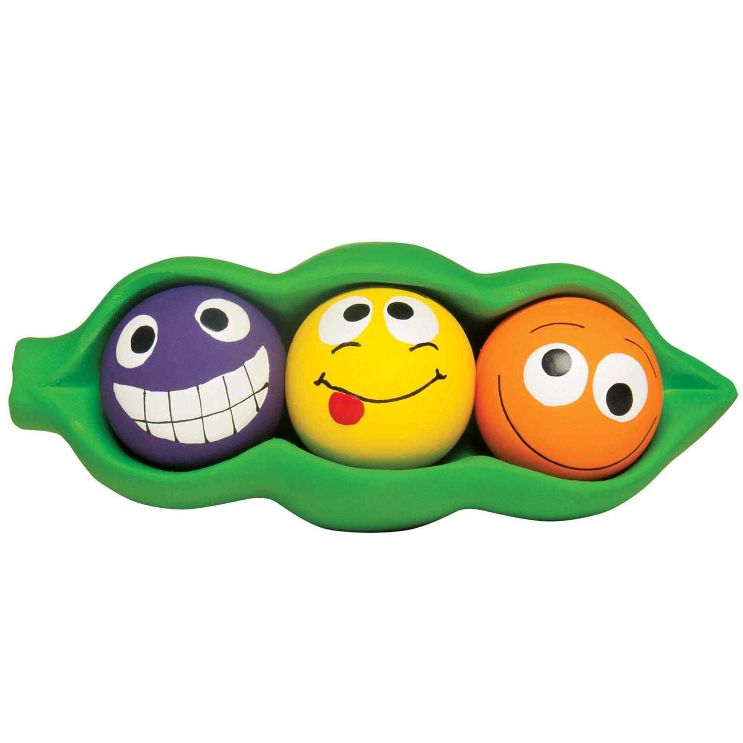 Multipet Three Peas in a Pod Dog Toy - Healthber