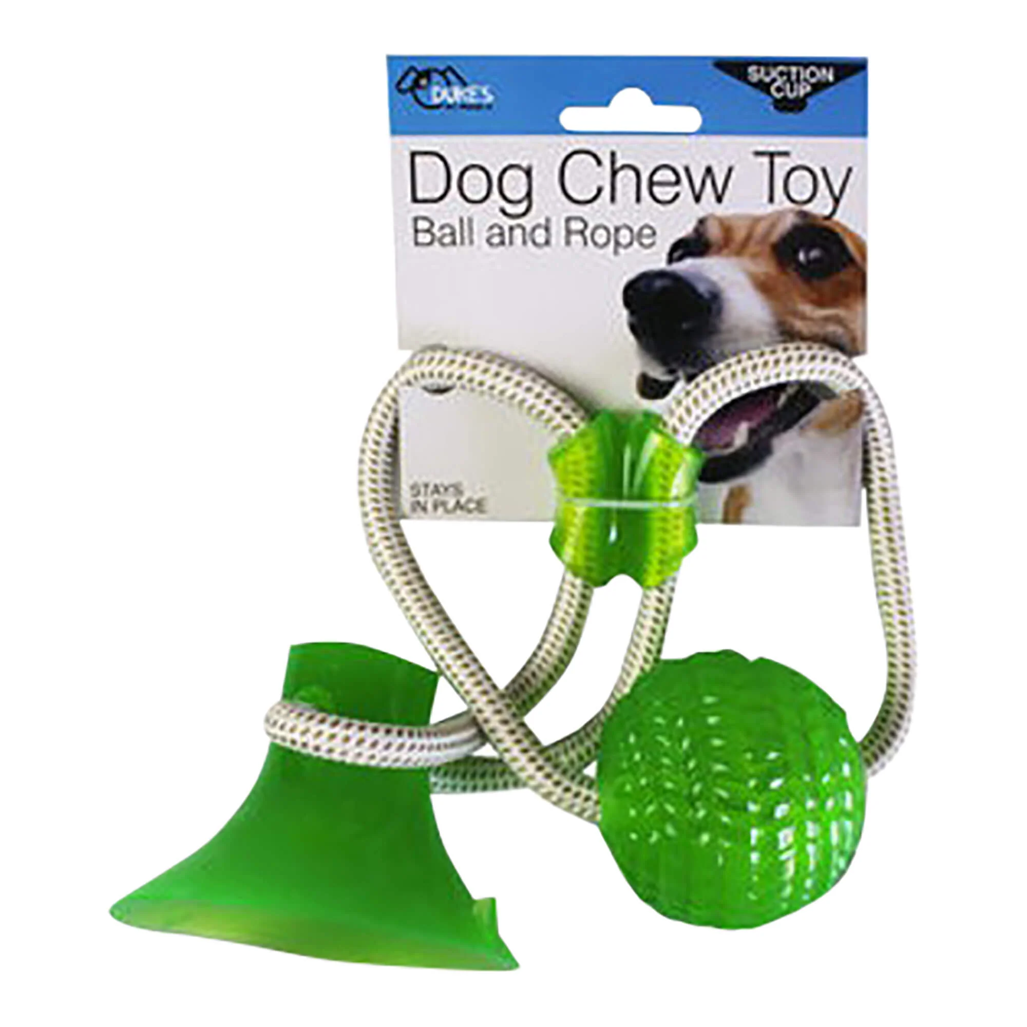 Suction Cup Dog Chew with Ball & Rope - Healthber