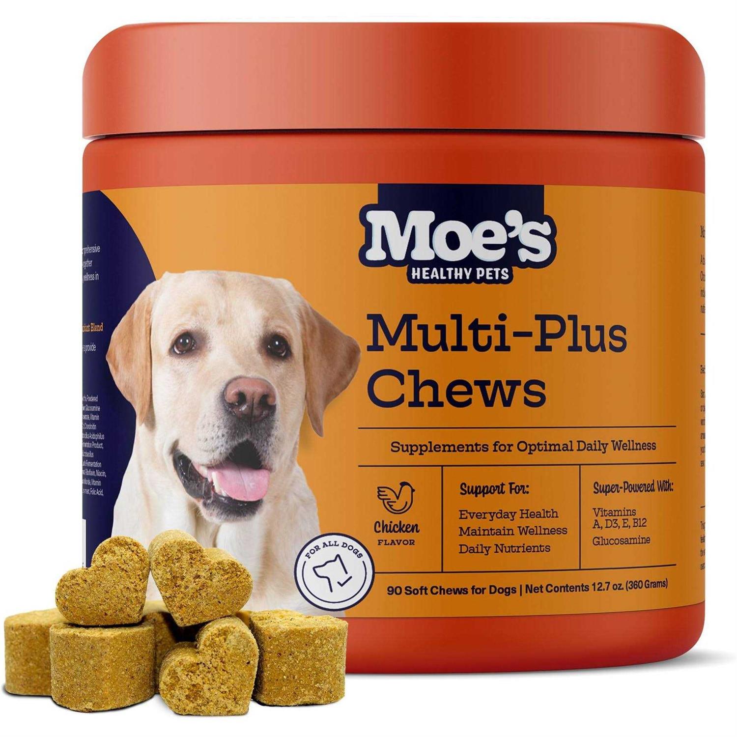 Moe’s Healthy Pets Multi-Plus Bites Dog Supplement - Healthber