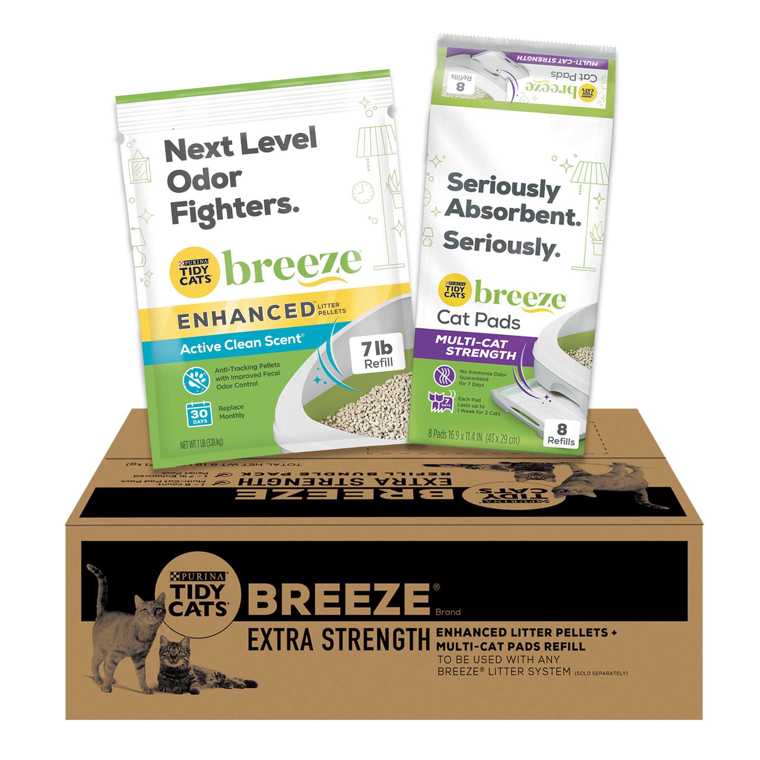 Tidy Cats Breeze Extra Strength Cat Litter Bundle Pack - Healthber