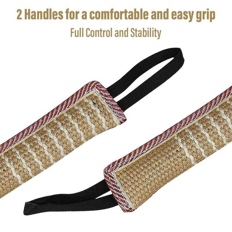 Storystore Dog Tug Toy Dog Training Bite Pillow Jute Bite Toy Best for Tug of War - Healthber