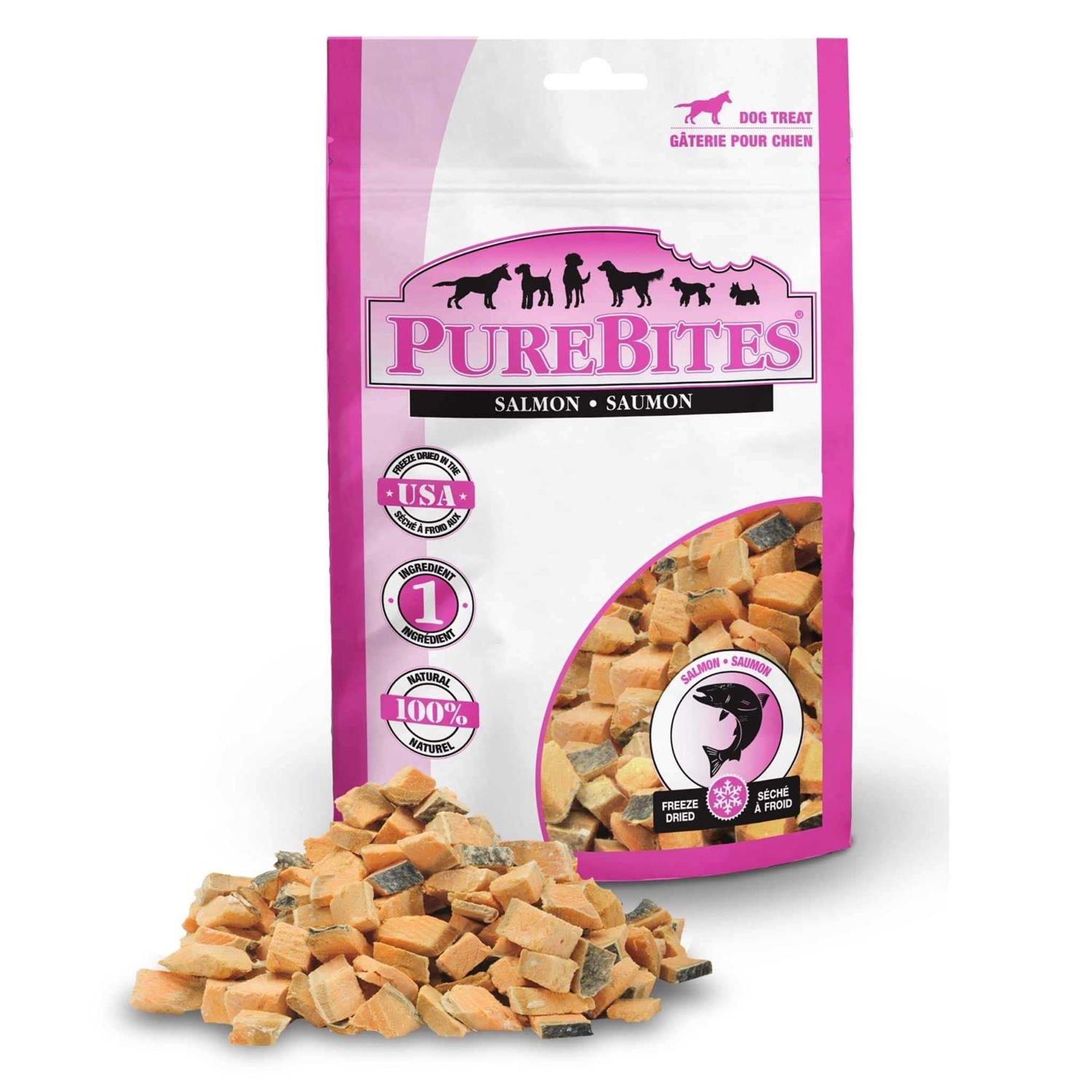 PureBites Freeze Dried Salmon Dog Treats - Healthber