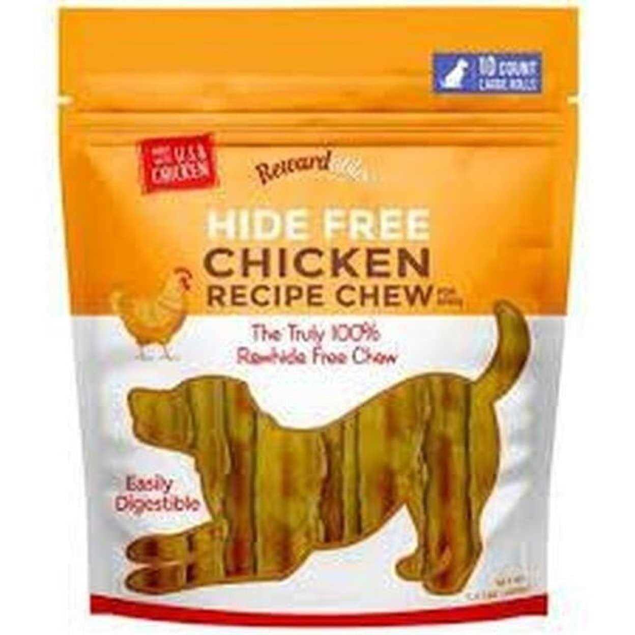 Rewardables Hide Free Chicken Recipe Chews - Healthber