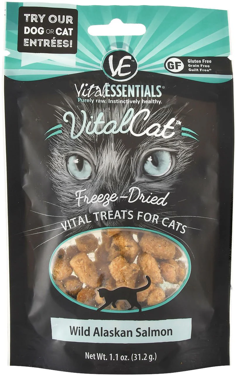 Vital Cat Freeze-Dried Wild Alaskan Salmon Cat Treats - Healthber