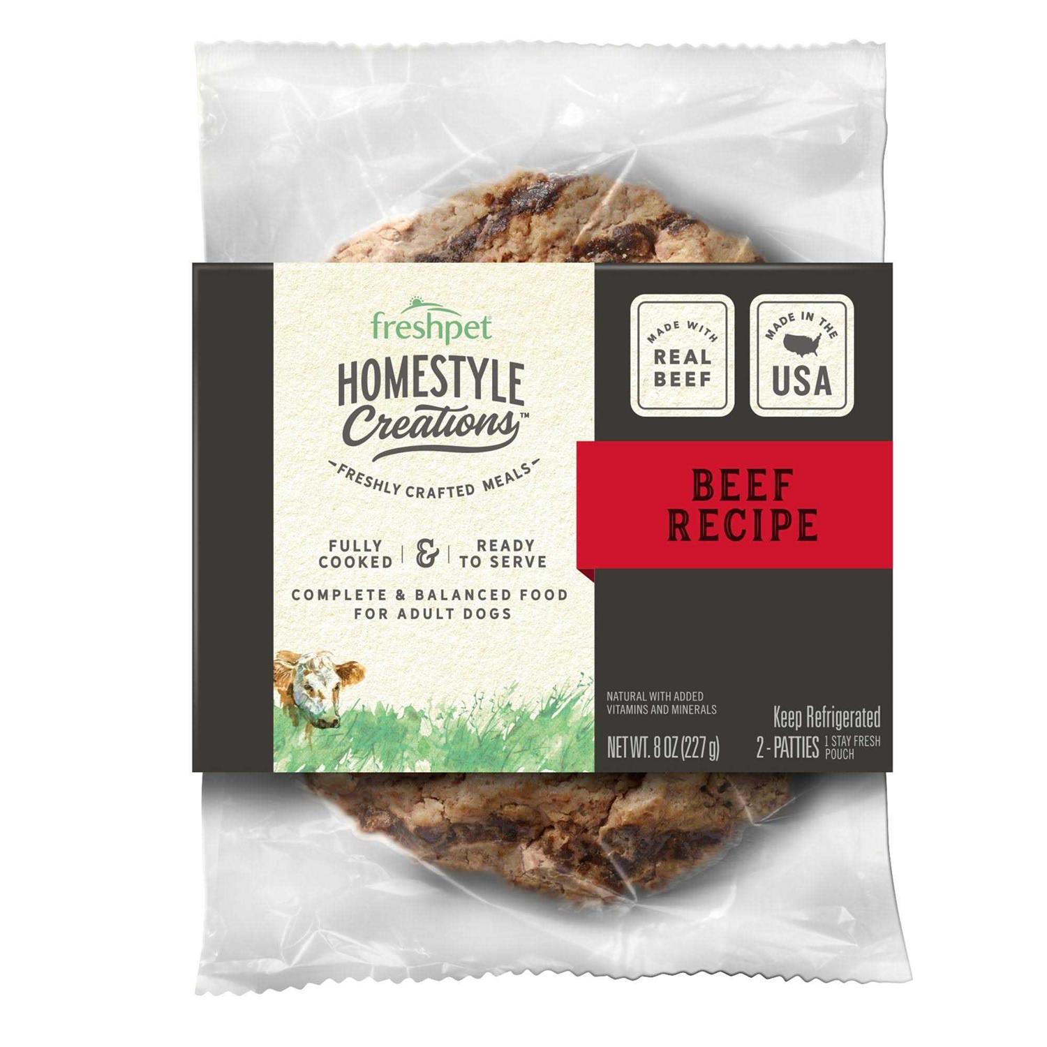 Freshpet Homestyle Creations Dog Food Beef Recipe - Healthber