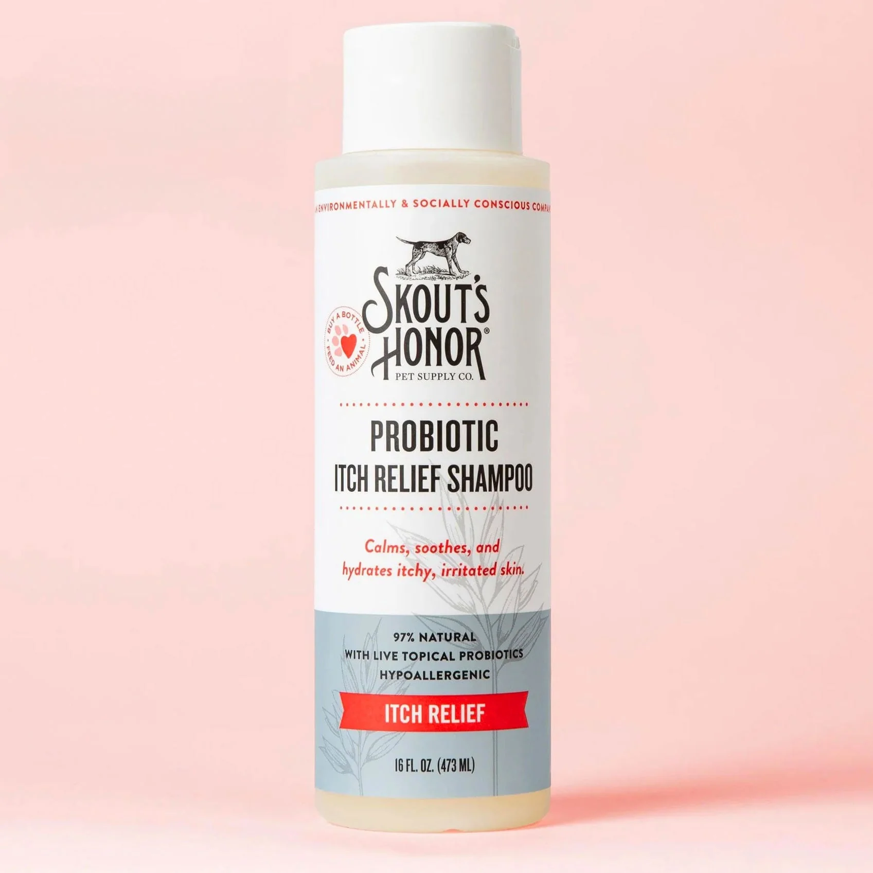 Probiotic Itch Relief Shampoo, 16 oz - Healthber
