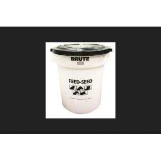 Rubbermaid Brute 1868861 Feed-Seed Container with Lid - Healthber