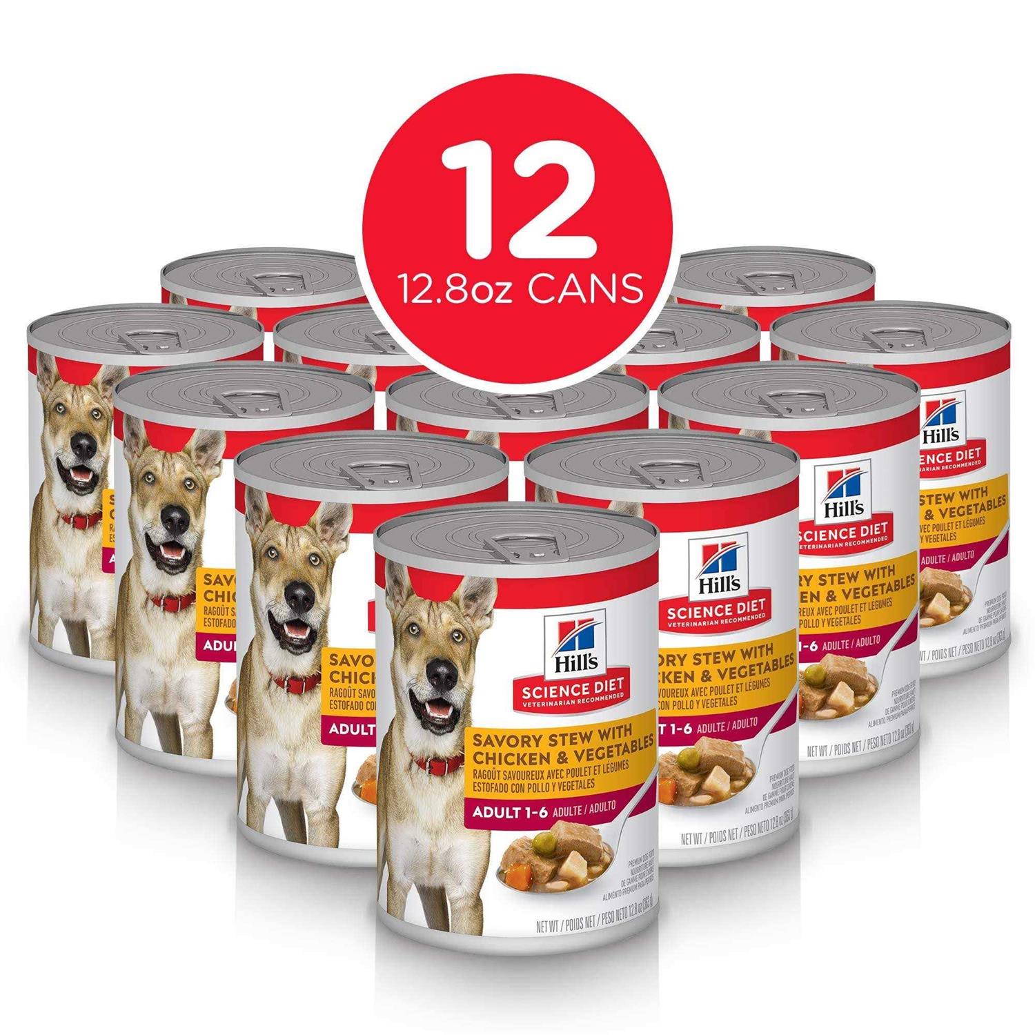 Hill’s Science Diet Adult Savory Stew with Chicken & Vegetables Dog Food - Healthber