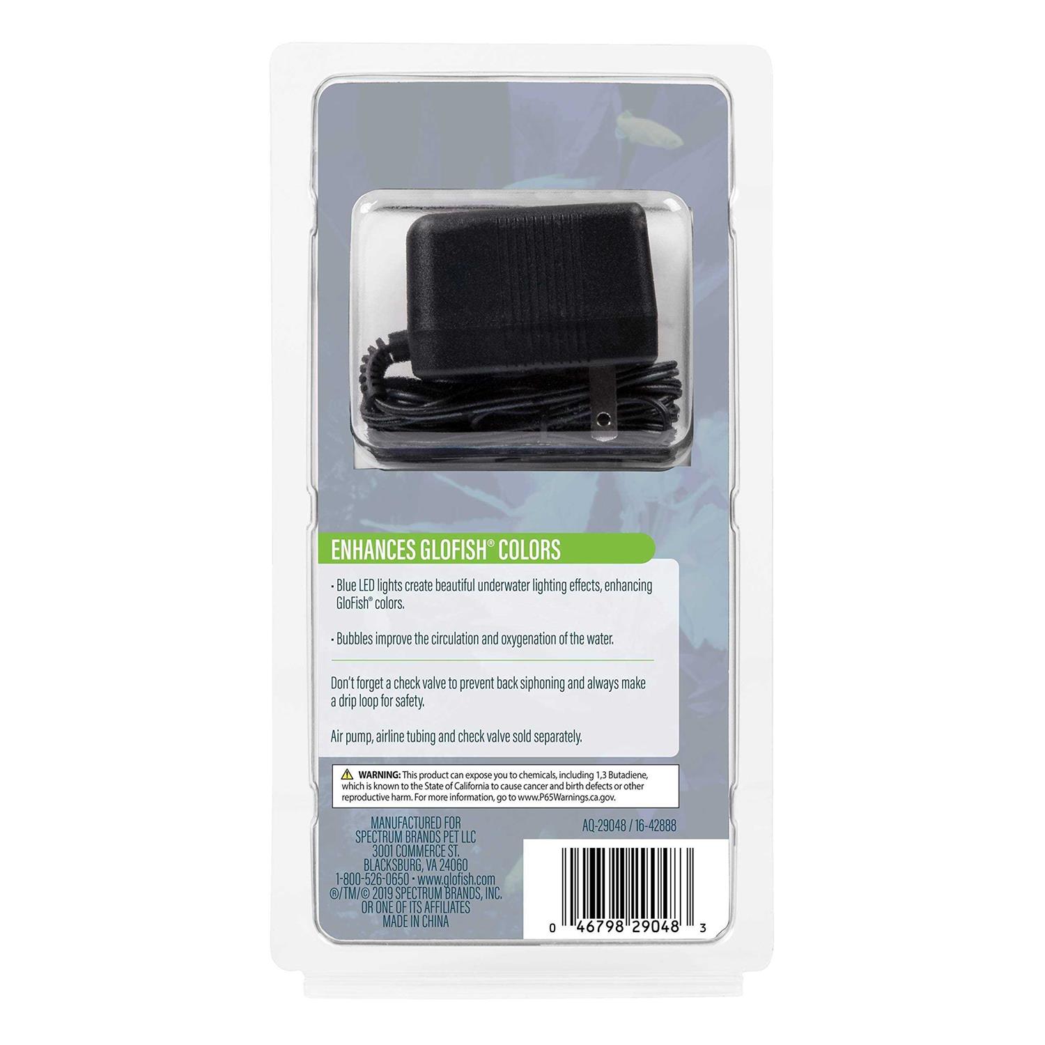 GloFish Blue LED Bubbler Air Stone - Healthber
