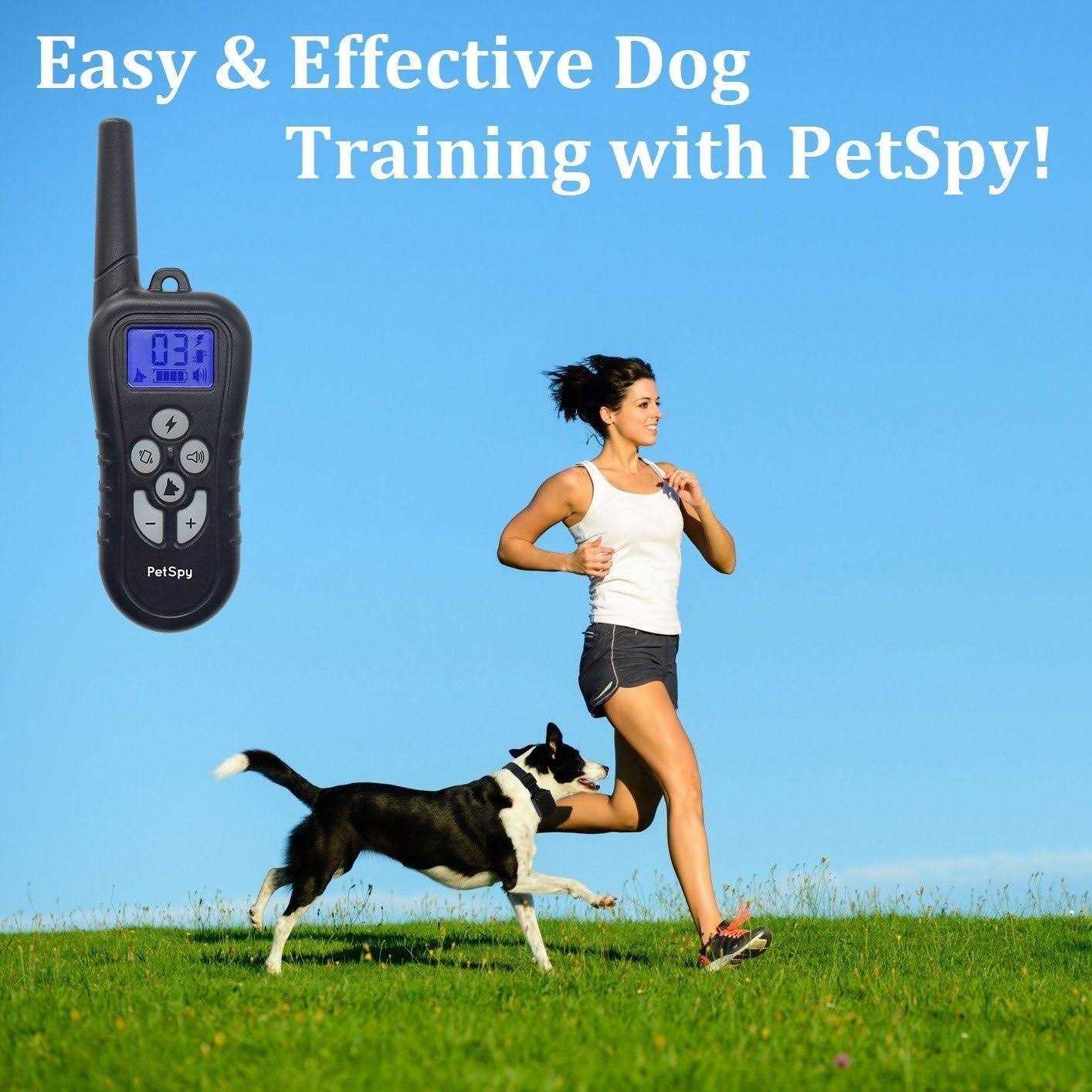 Petspy M919 Premium 1/2 Mile Range Remote Dog Training Collar - Healthber