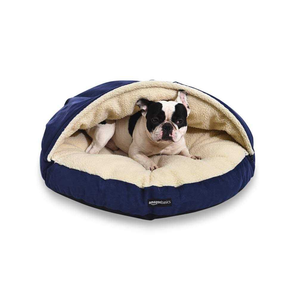 Amazon Basics Cozy Pet Cave Bed for Dog - Healthber