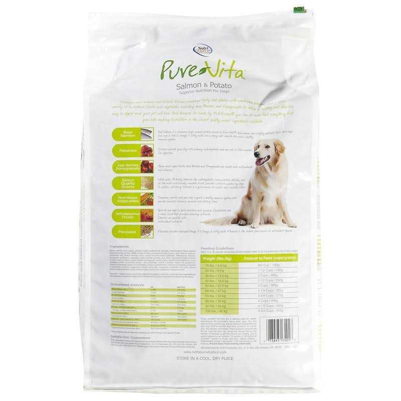 PureVita Salmon Potato Dry Dog Food - Healthber