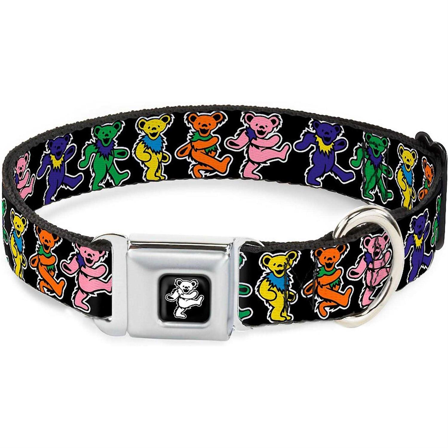 Grateful Dead Dancing Bears Dog Collar - Healthber