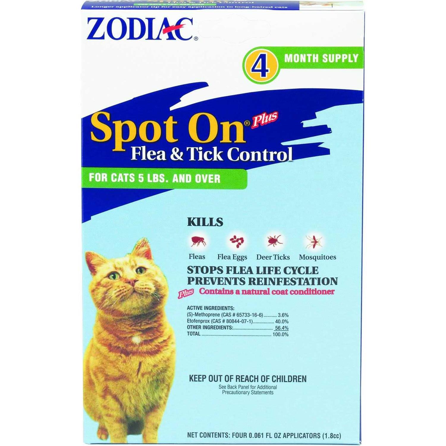 Zodiac Spot On Flea Cats & Kittens - Healthber