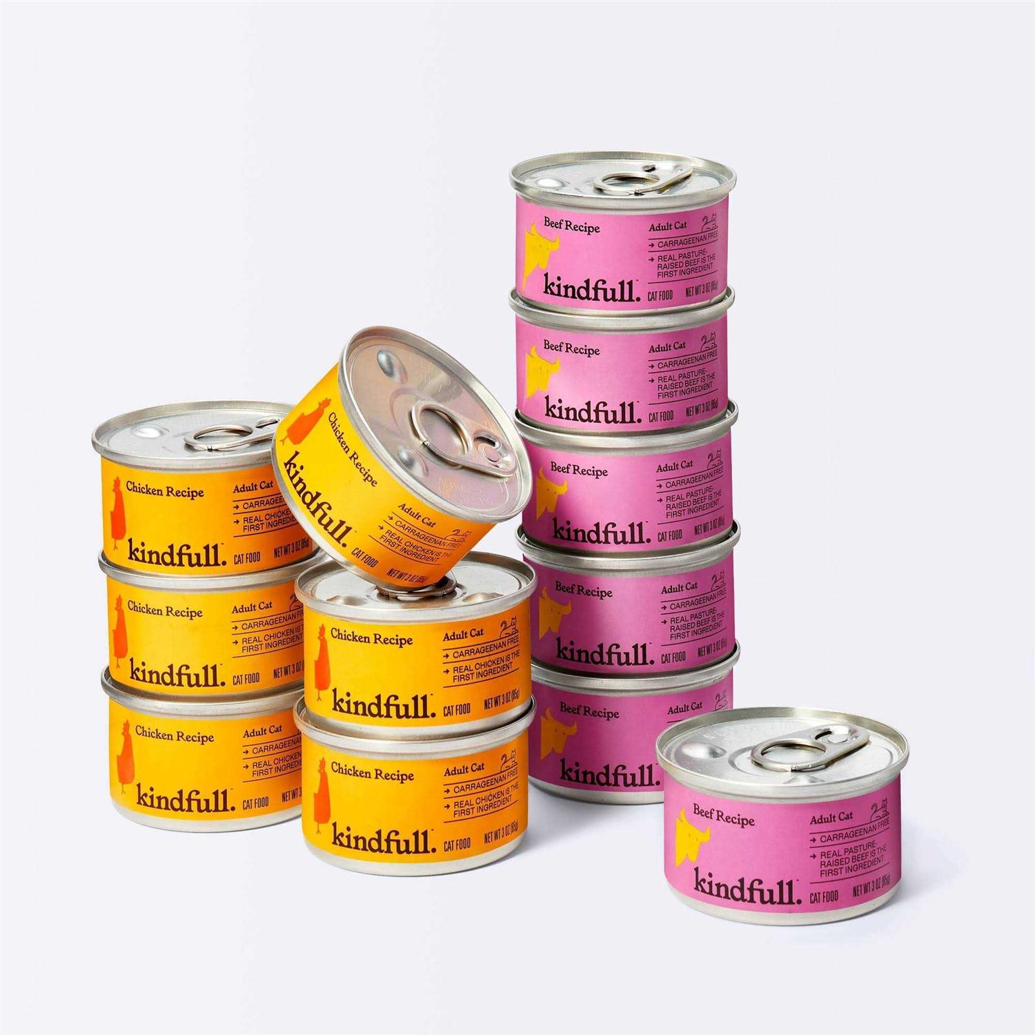 Kindfull Chicken and Beef Wet Cat Food - Healthber