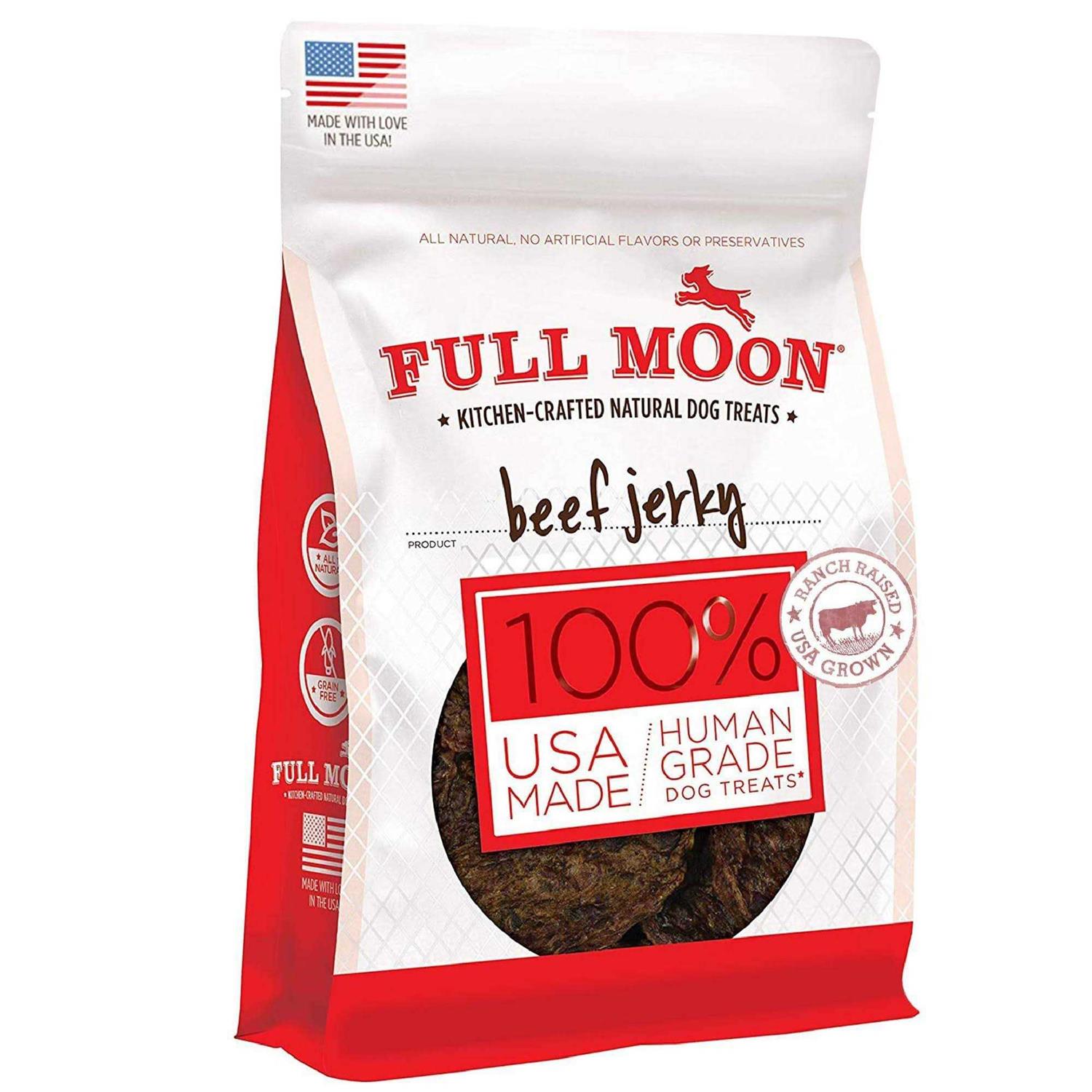 Full Moon Beef Jerky Dog Treats - Healthber