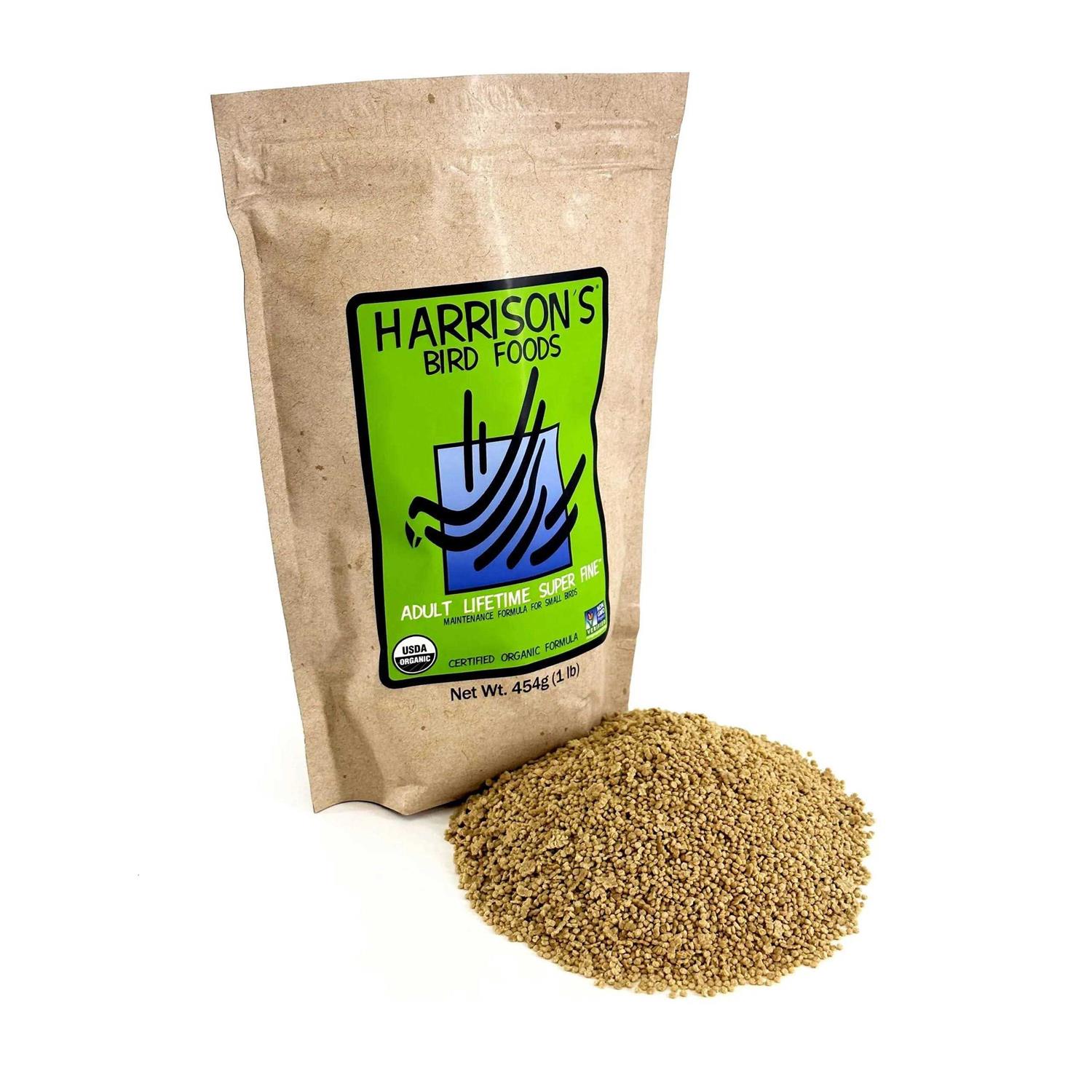 Harrison’s Bird Foods 1lb Adult Lifetime Super Fine - Healthber