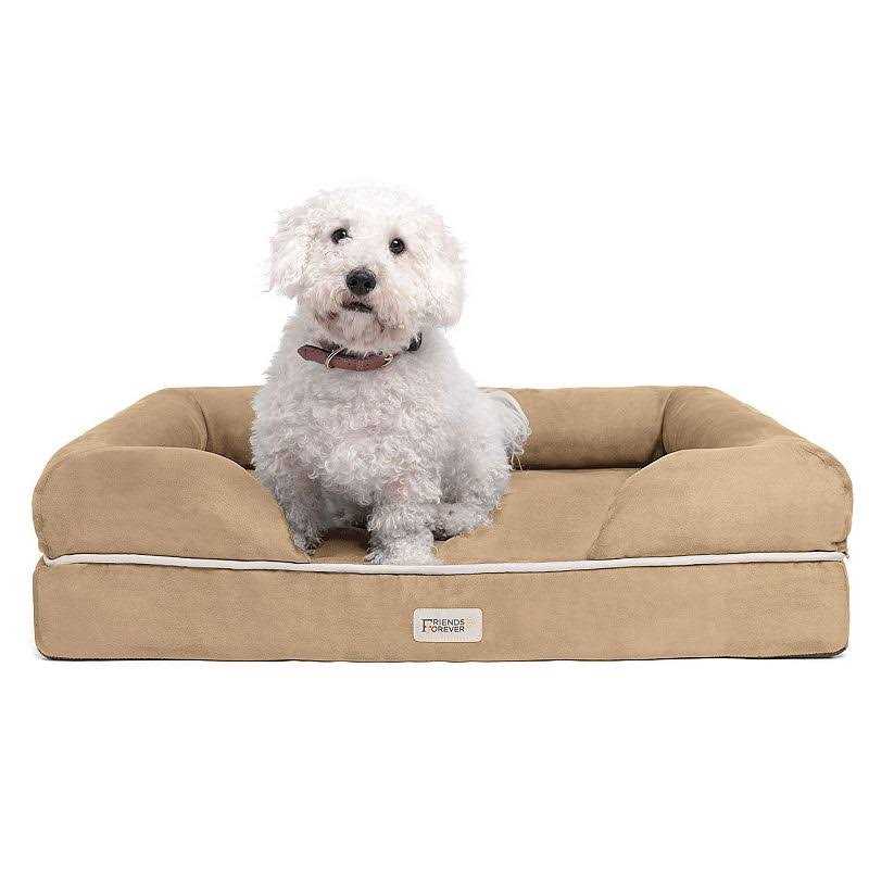 Friends Forever Memory-Foam Orthopedic Dog Bed - Healthber