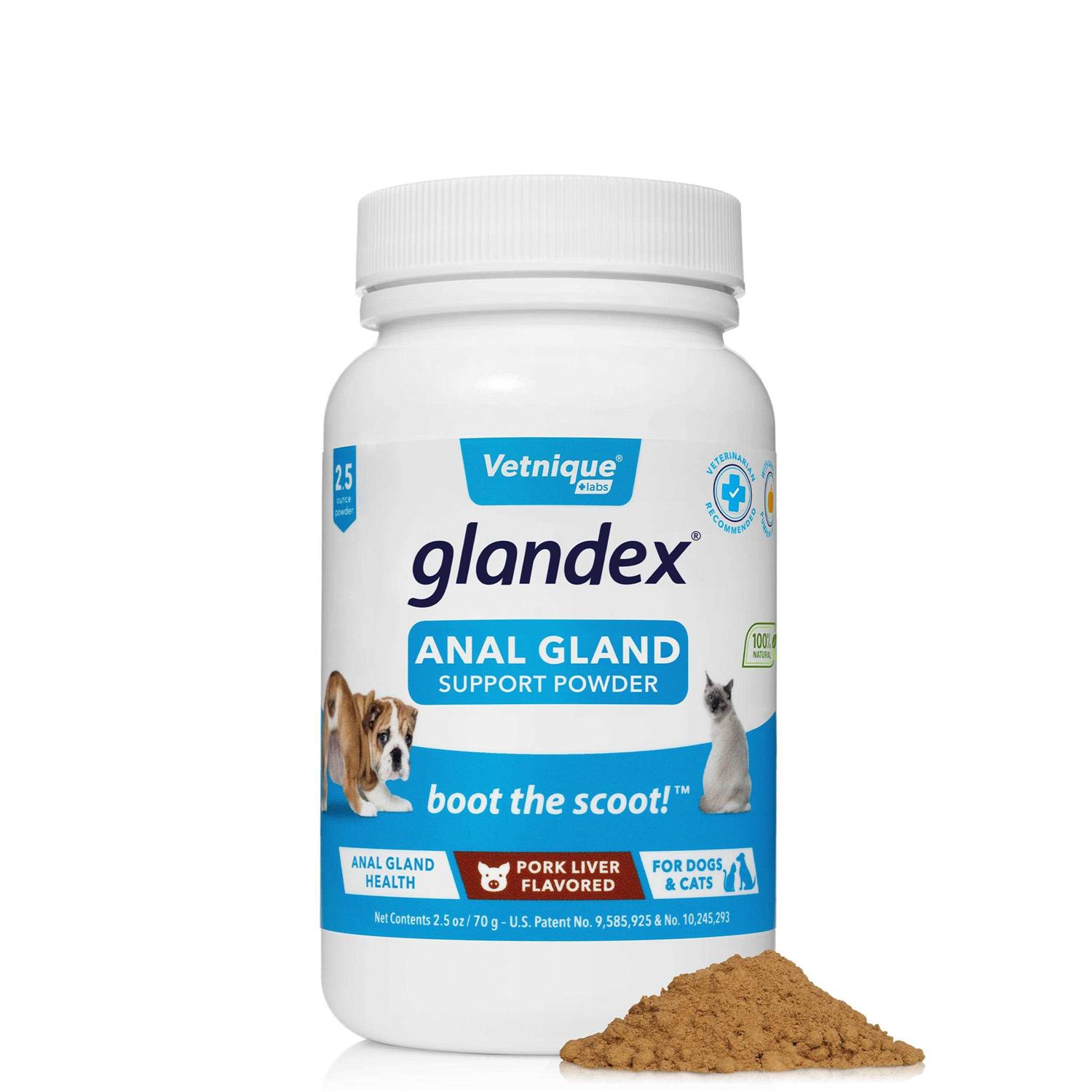 Glandex Anal Gland Support Powder for Dogs & Cats - Healthber