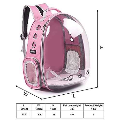 BEIKOTT Cat Backpack Carriers Bag Dog Backpack Pet Bubble for Small Cats Puppies Dogs Bunny - Healthber
