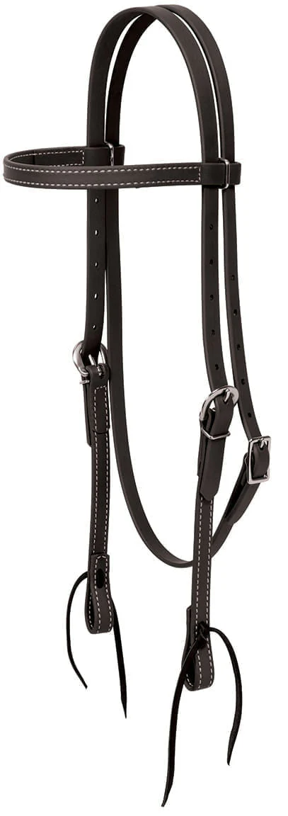 Weaver Brahma Webb Trail Gear Browband Headstall, Regular - Healthber