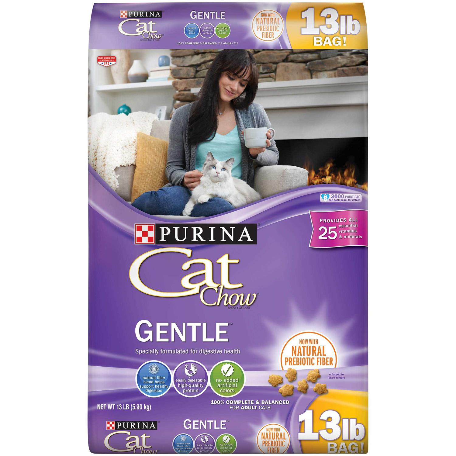 Purina Cat Chow Gentle Dry Cat Food - Healthber