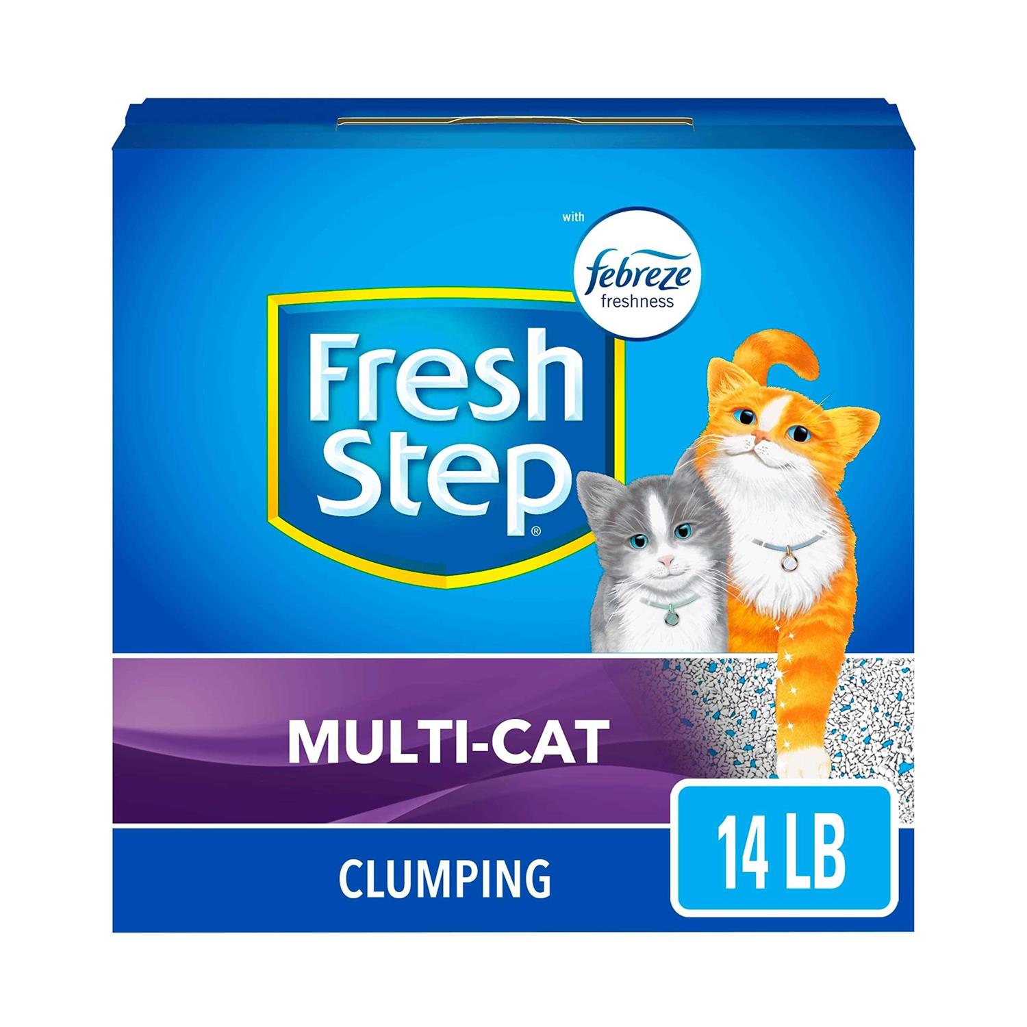 Fresh Step Multi-Cat Scented Litter Febreze - Healthber