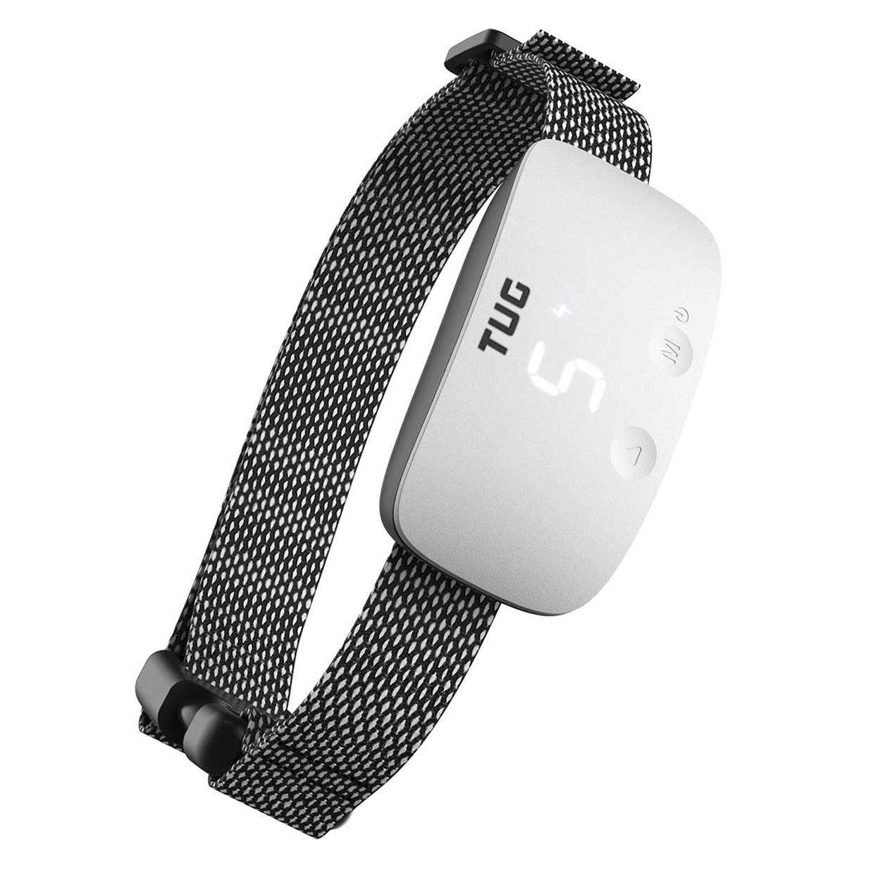 Tug Bark Collar Color Black/White - Healthber