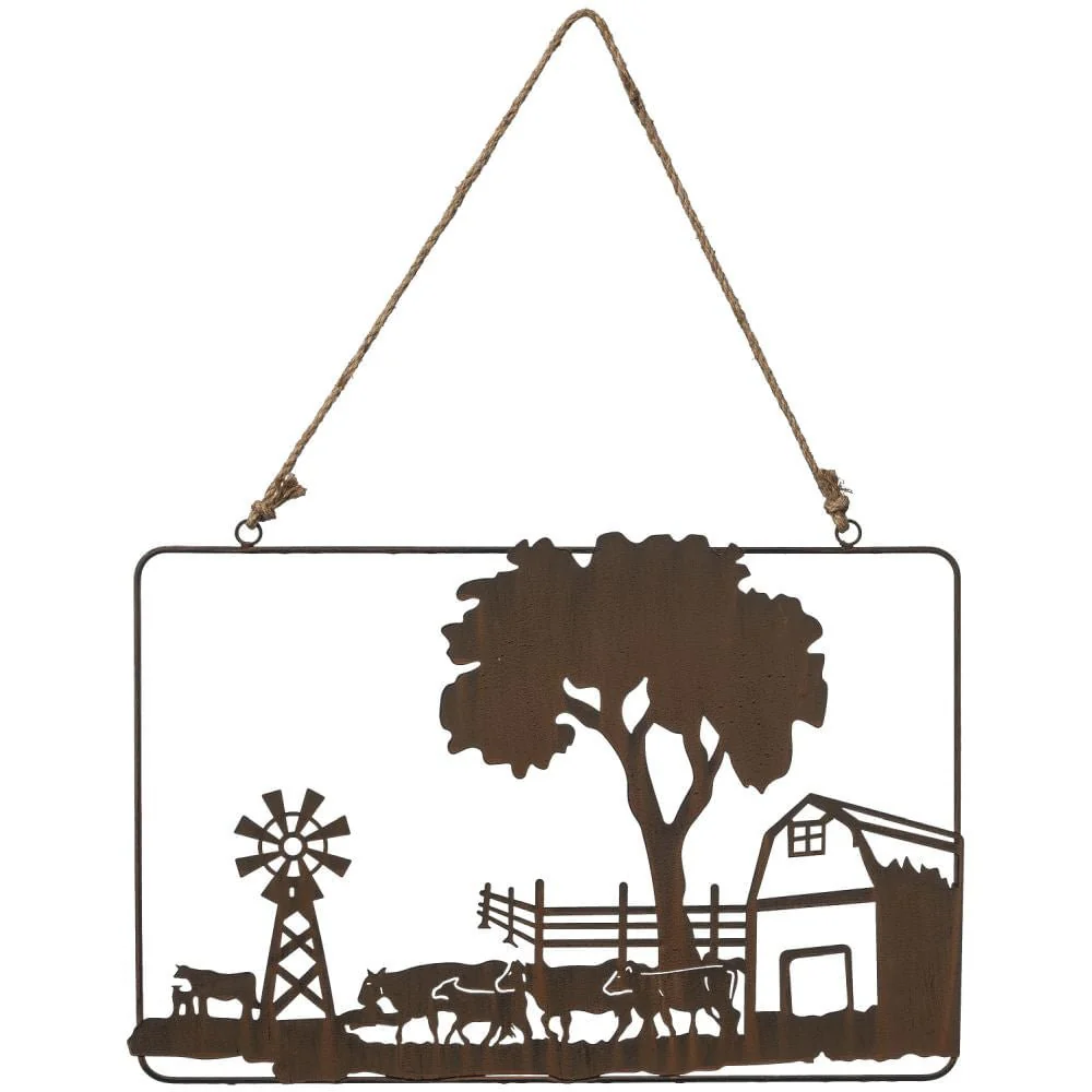 Barn/Cows Wall Hanging - Healthber