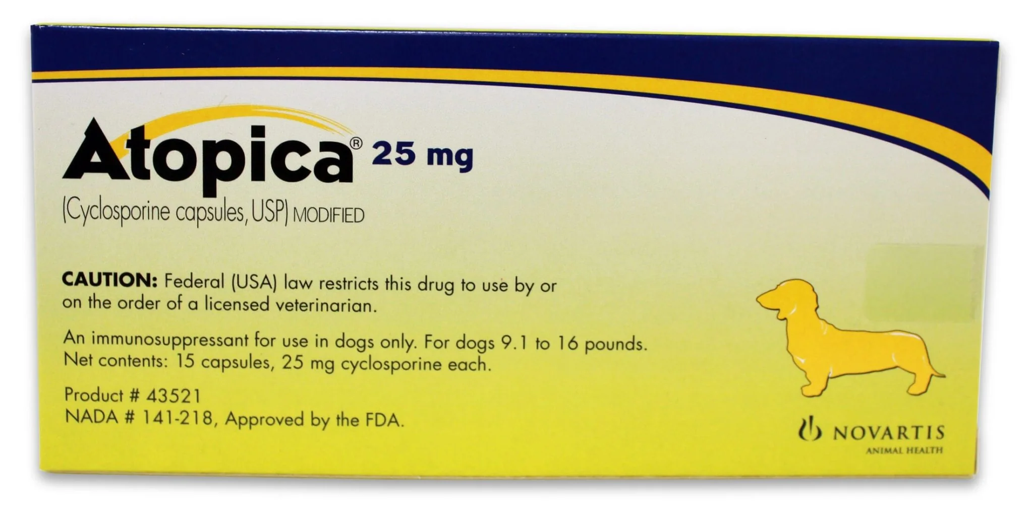 Rx Atopica (cylosporine) Capsules for Dogs - Healthber