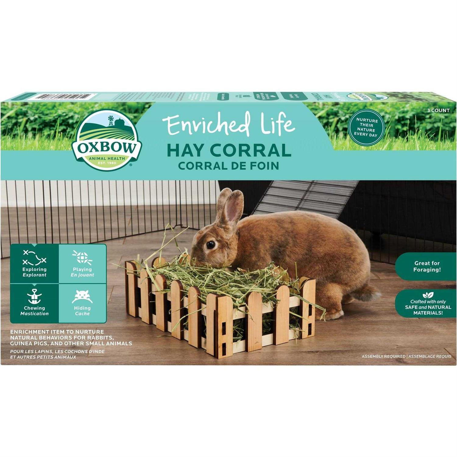 Oxbow Enriched Life Hay Corral - Healthber