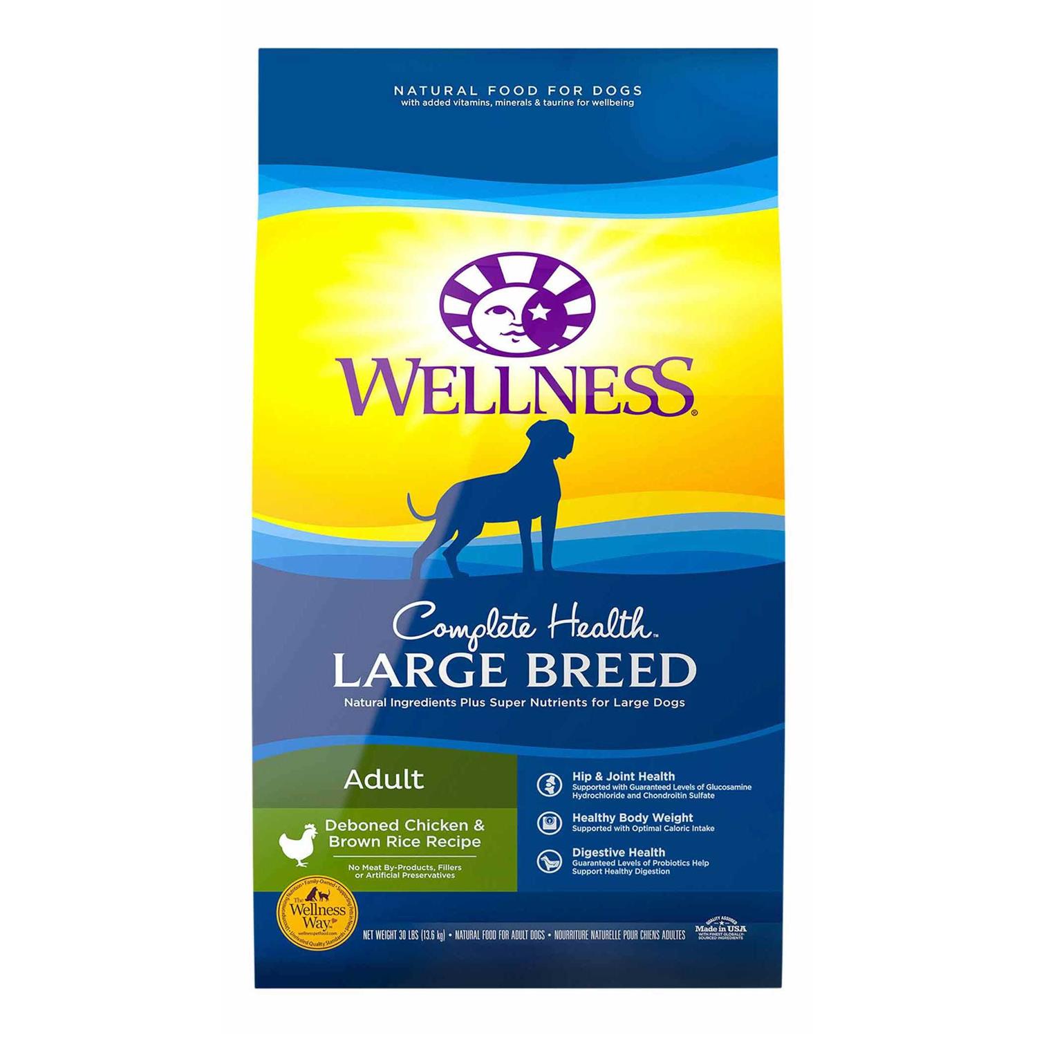 Wellness Complete Health Large Breed Adult Dry Dog Food - Healthber