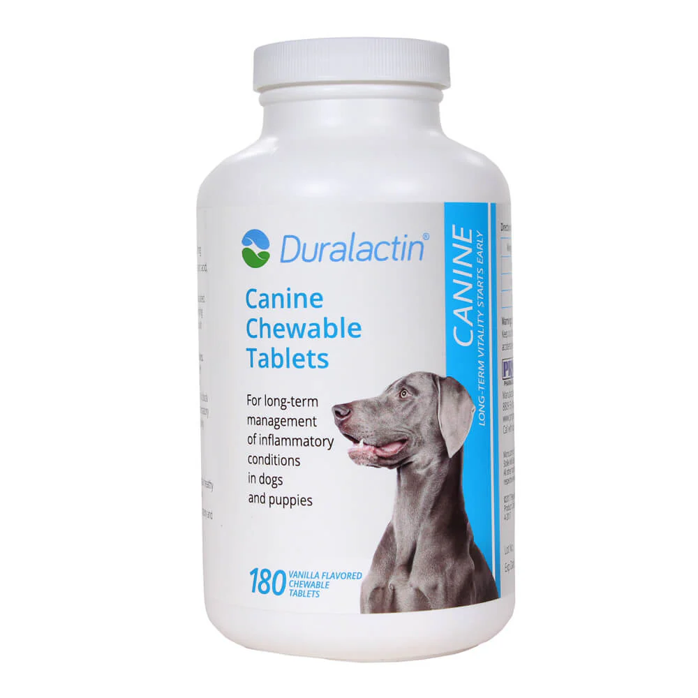 Duralactin Canine Chewable Tablets, 180 ct - Healthber