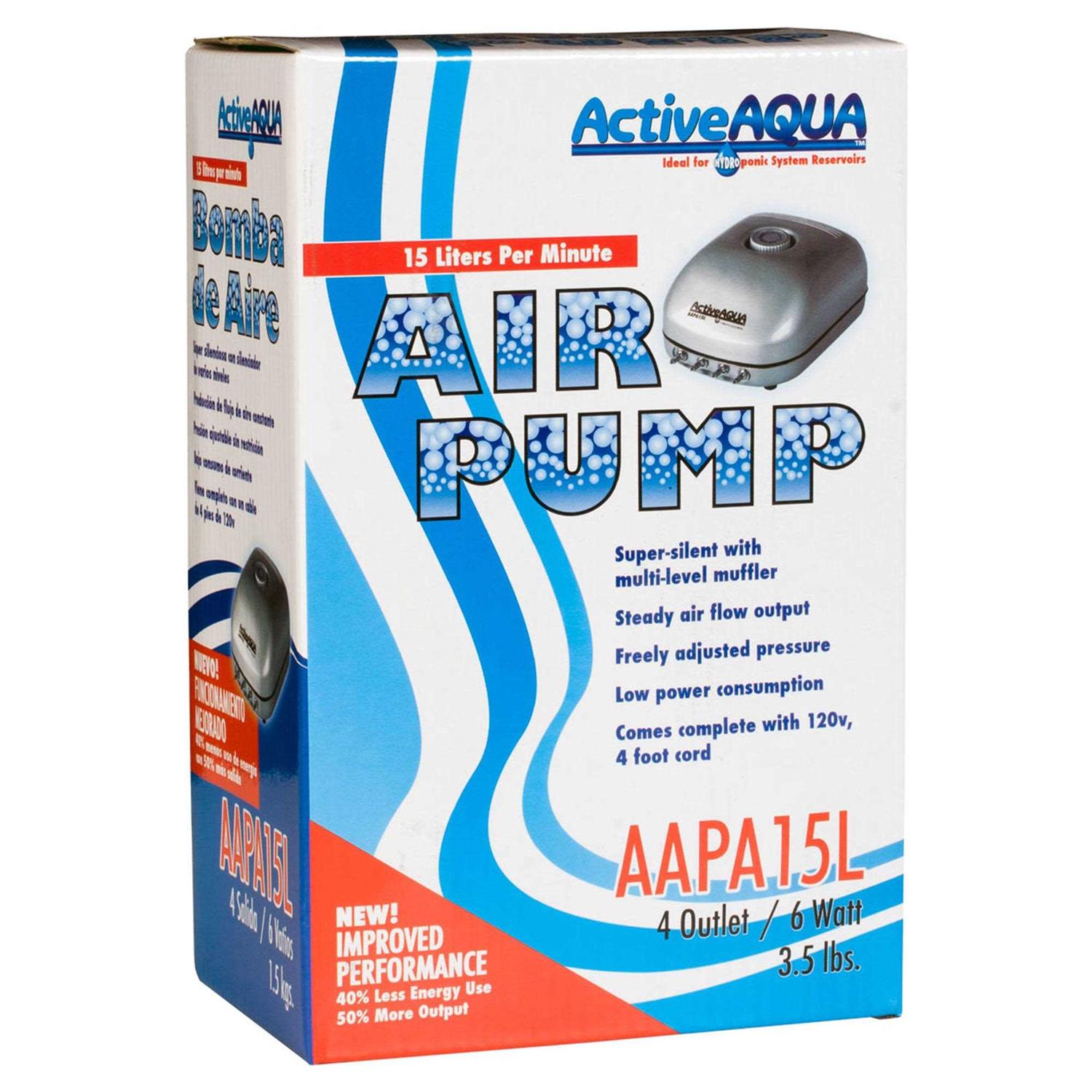 Active Aqua Air Pump 4 Outlets - Healthber