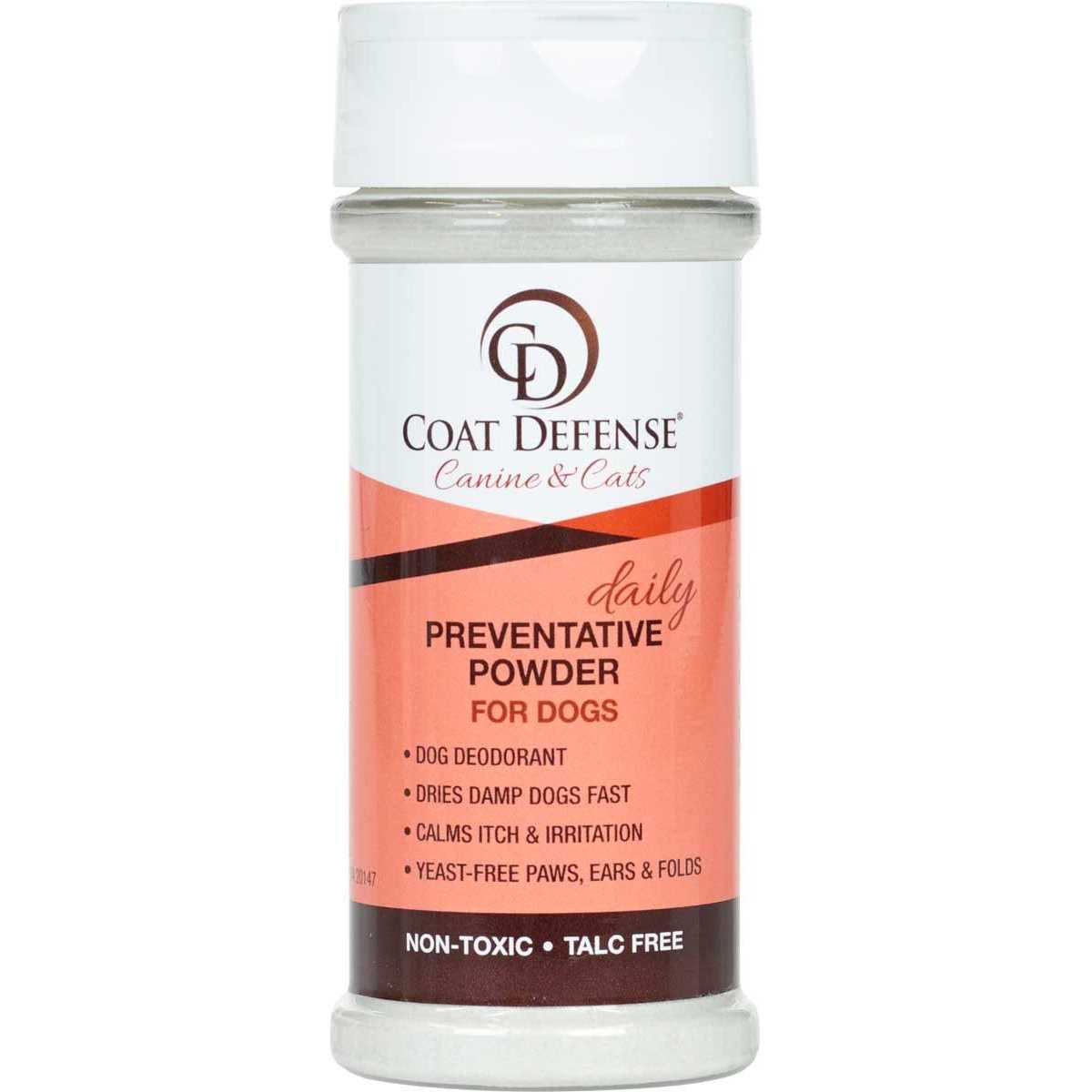 Coat Defense Canine & Cat Daily Preventative Powder - Healthber