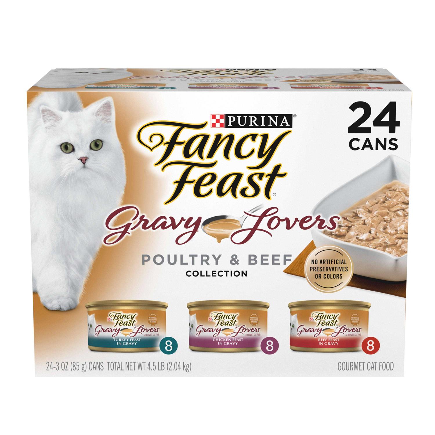 Fancy Feast Gourmet Wet Gravy Lovers Cat Canned Food - Healthber