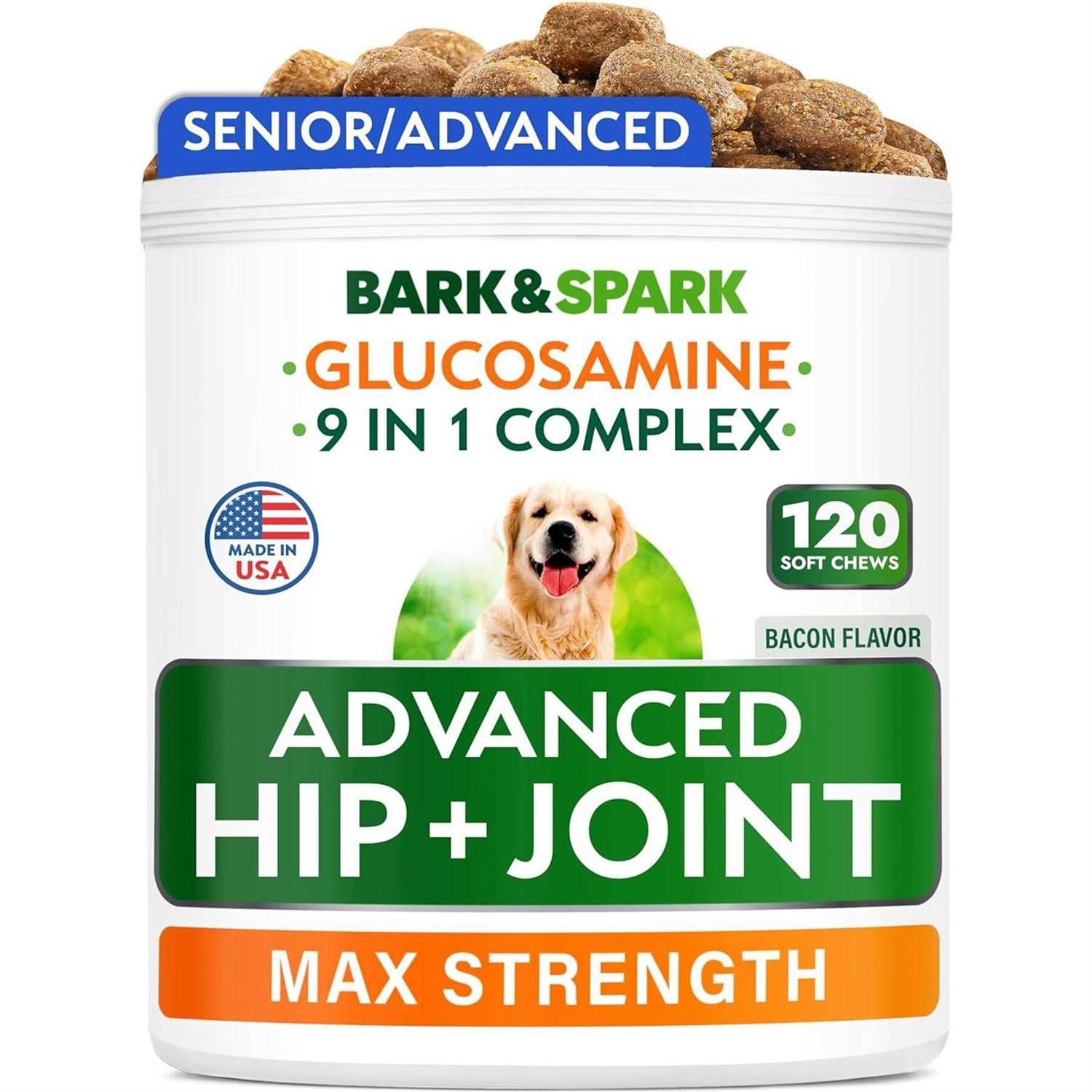 Bark&Spark Senior Advanced Joint Health + Glucosamine - Healthber
