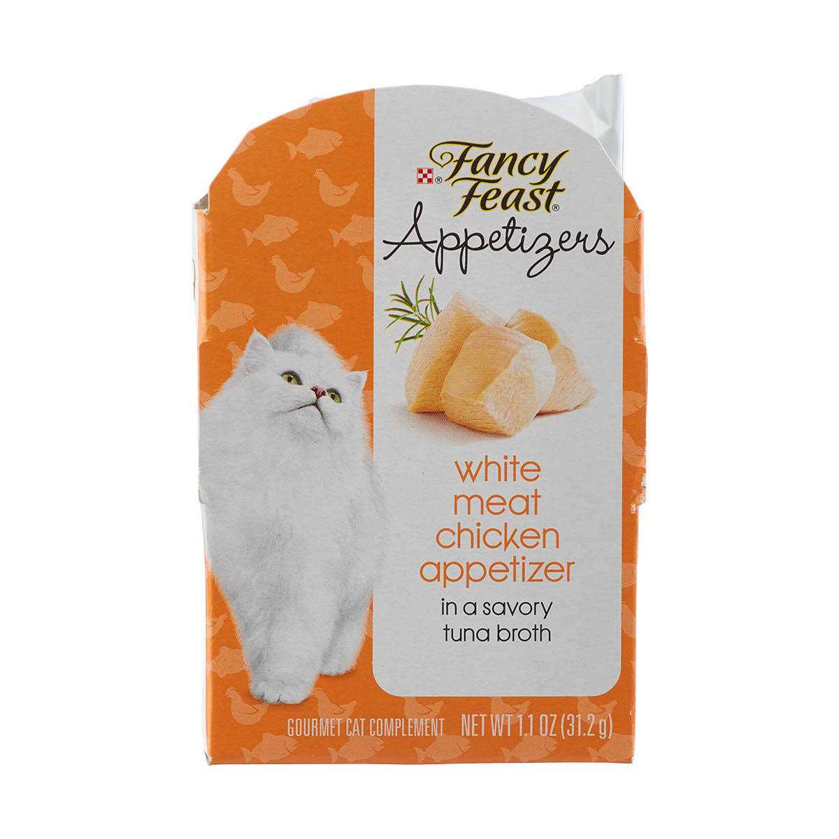 Fancy Feast Appetizers White Meat Chicken Broth Wet Cat Food - Healthber