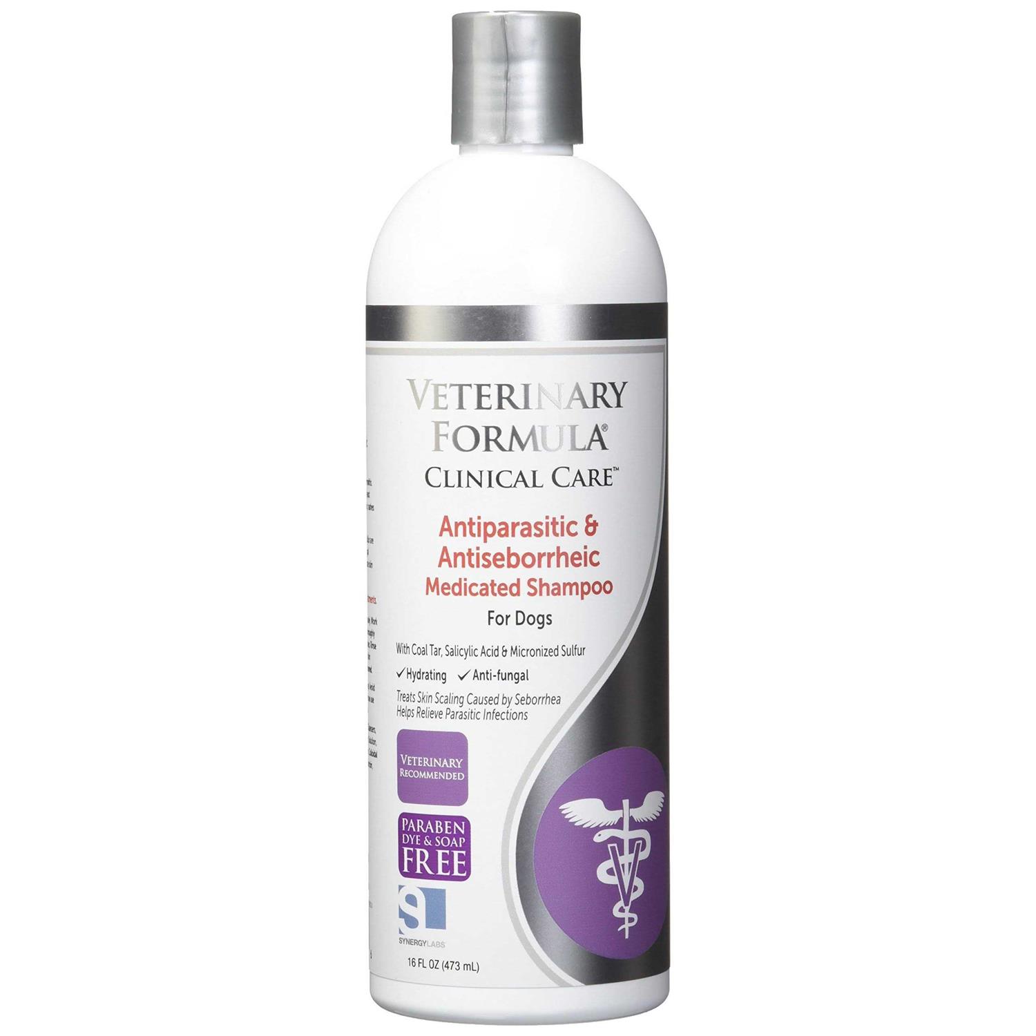 Veterinary Formula Clinical Care Antiparasitic & Antiseborrheic Medicated Shampoo - Healthber