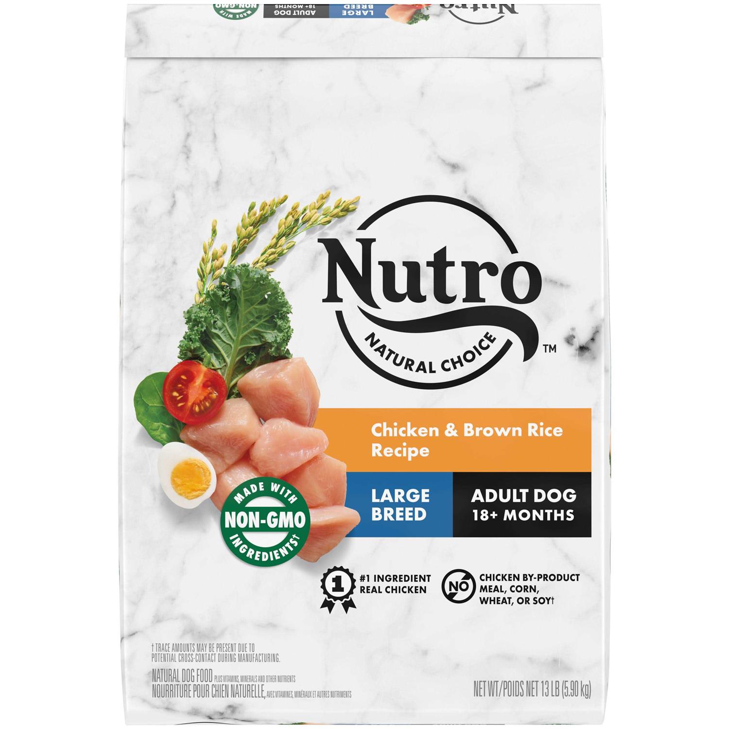 Nutro Natural Choice Large Breed Adult Chicken & Brown Rice Dry Dog Food - Healthber