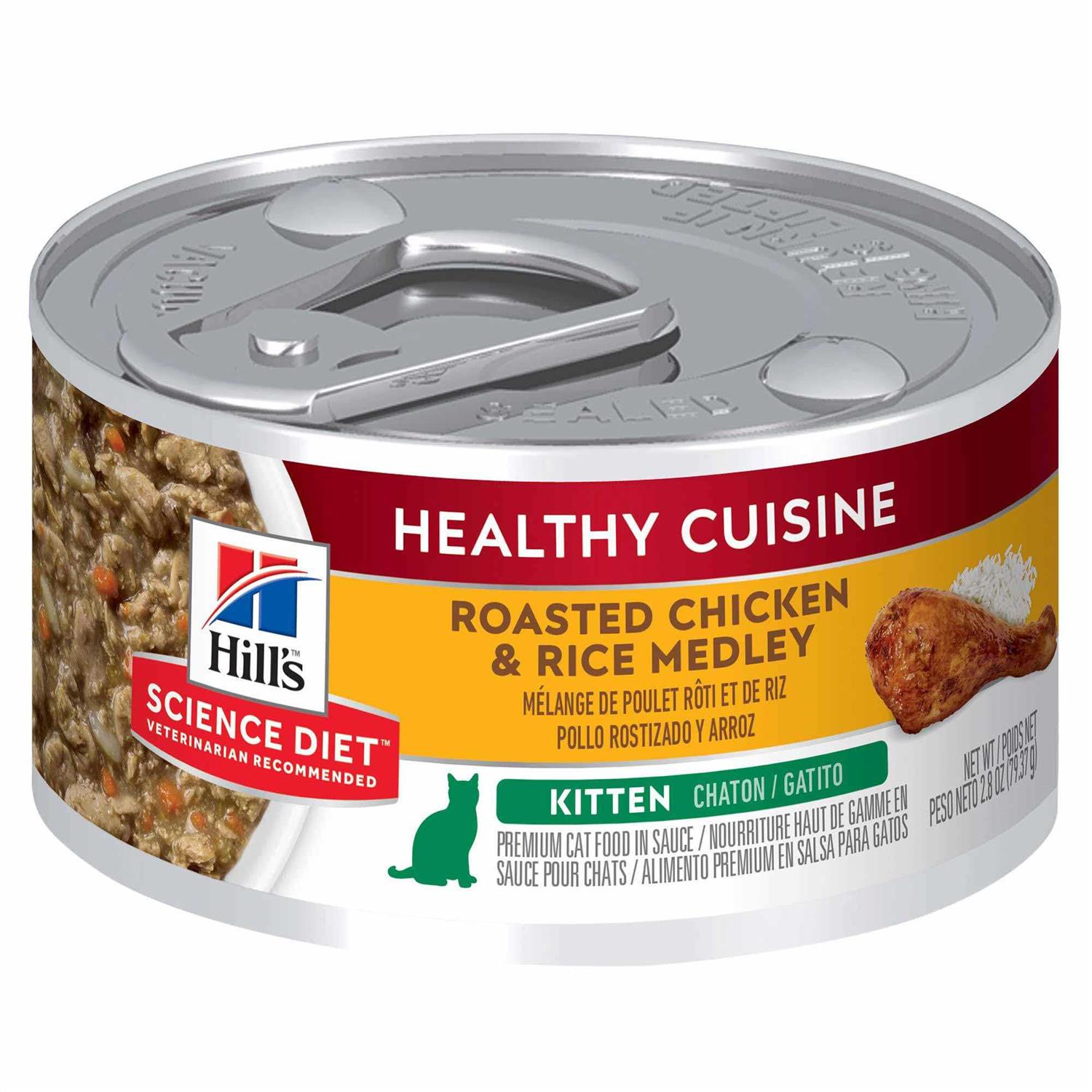 Hill’s Science Diet Healthy Cuisine Chicken Cat Food - Healthber