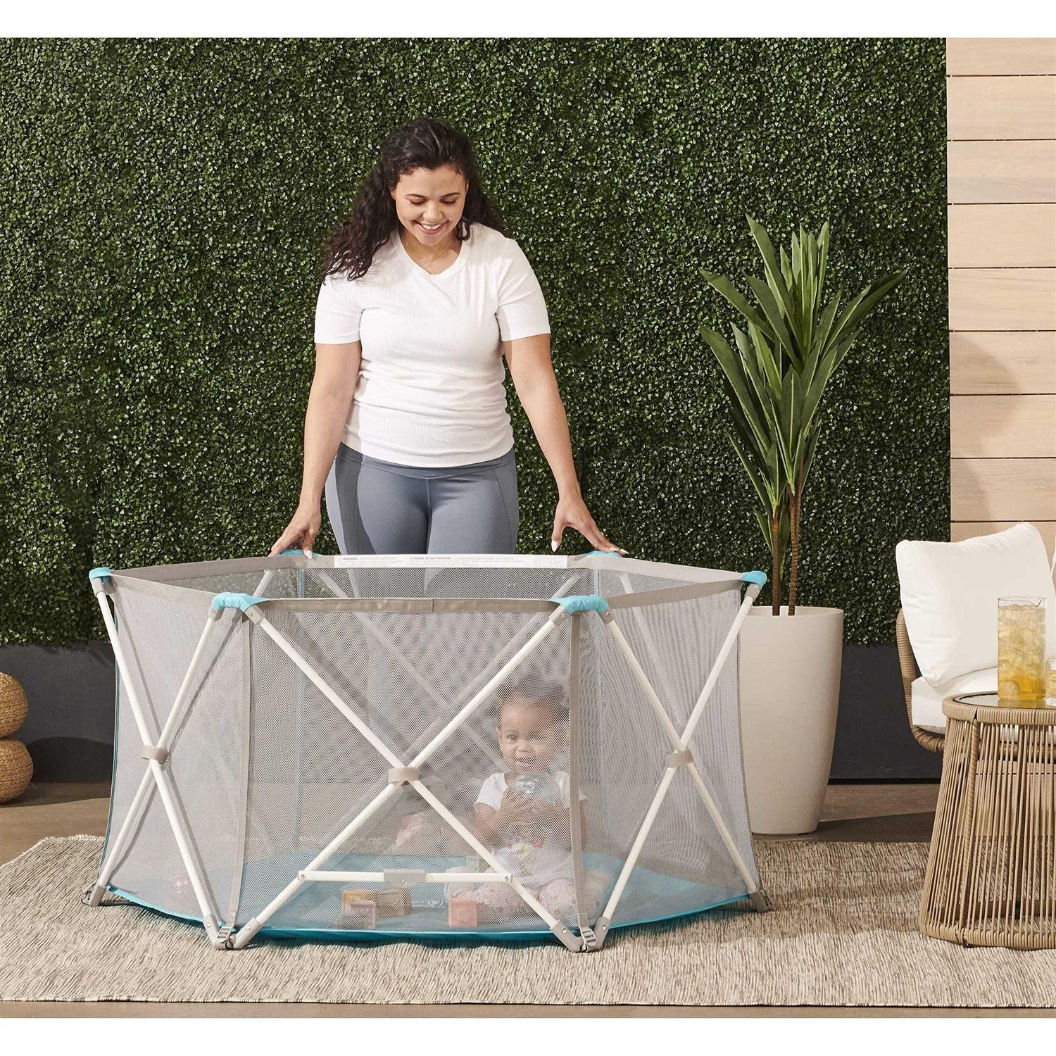Regalo My Portable Play Yard Indoor and Outdoor - Healthber
