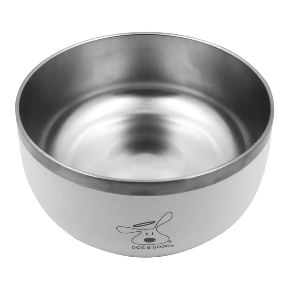 Dog is Good Stainless Steel Dog Bowl - Healthber