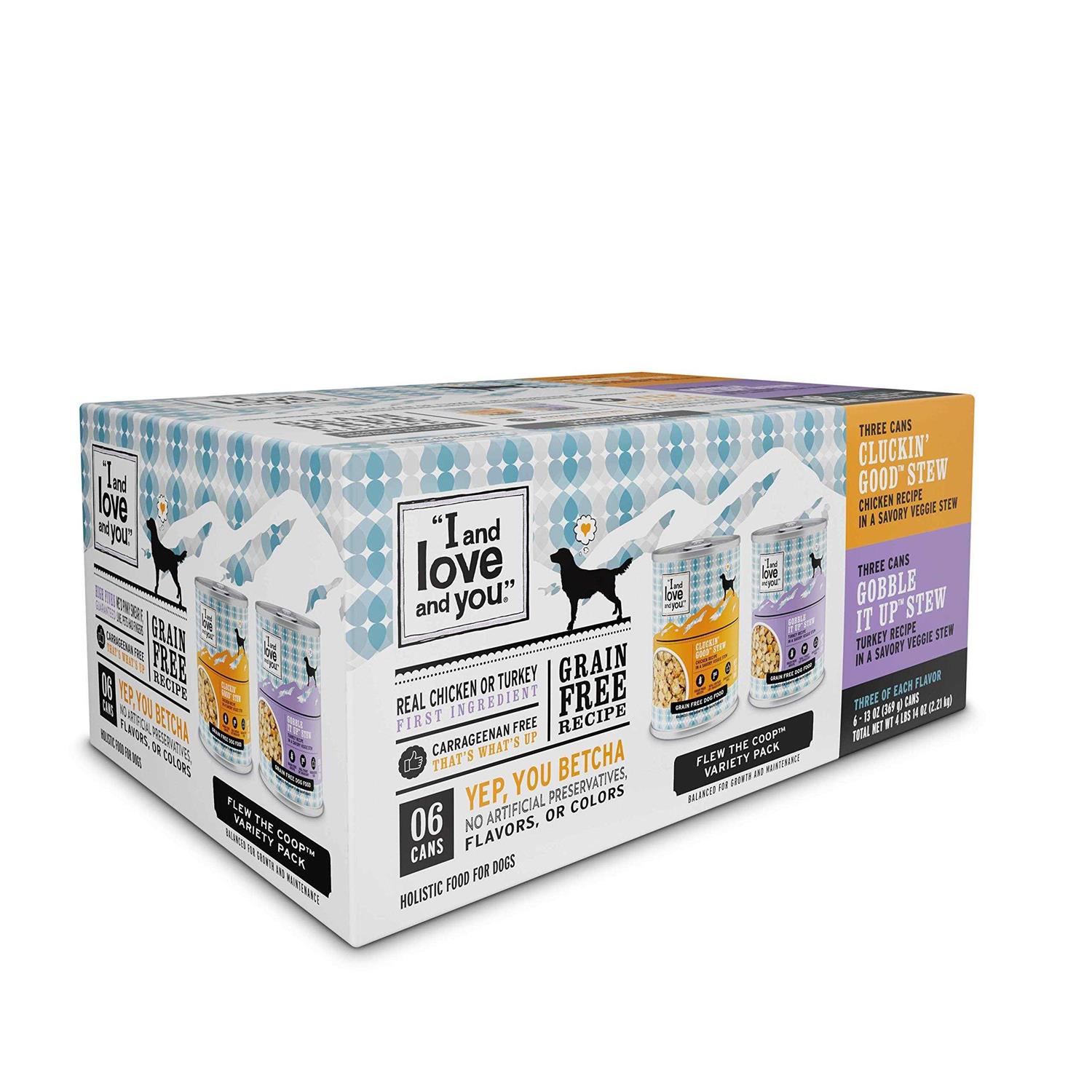 I and Love and You Flew The Coop Wet Dog Food Variety Pack - Healthber